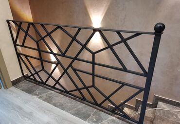 Pilləkən məhəccərləri: Metal en mmc olaraq istədiyiniz forma və ölçüde demir işlerinin — 7