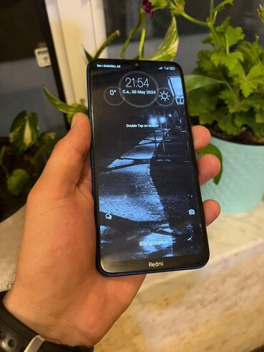 islenmis xiaomi telefonlari: Xiaomi Redmi 8A, 32 GB, rəng - Göy, 
 Face ID