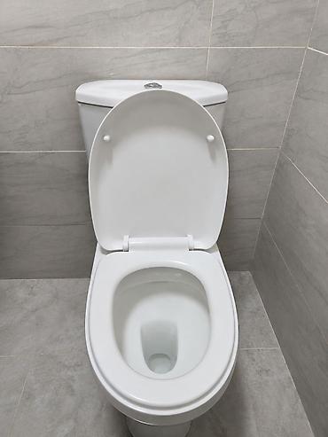 Унитазы: Qiymet Tualet-komplekt və lavabo dəsti - Tualet: ikigövdəli, arxa — 2