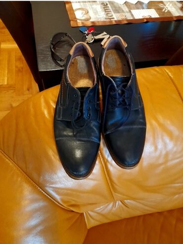 kozne cipele placene: AKCIJA DO KRAJA NEDELJE Čista koza, italijanske cipele, crne, br 43