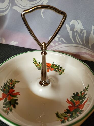 Ostalo posuđe: Bombonijera nova USA Pflaltzgraff 90te.god. Americka bombonijera,sve — 8