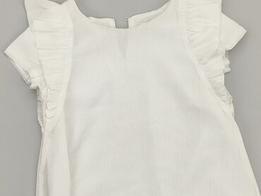 biała prazkowana bluzka: Blouse, H&M, 5-6 years, 110-116 cm, condition - Very good