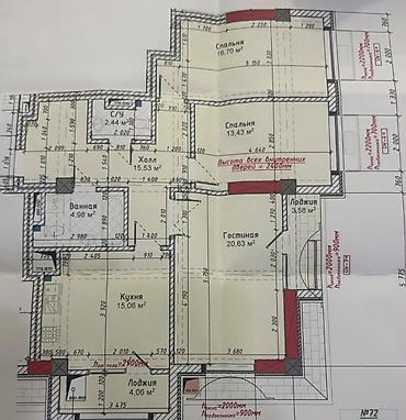 слив пантеры коттедж: 3 комнаты, 100 м², Элитка, 10 этаж, ПСО (под самоотделку) — 1