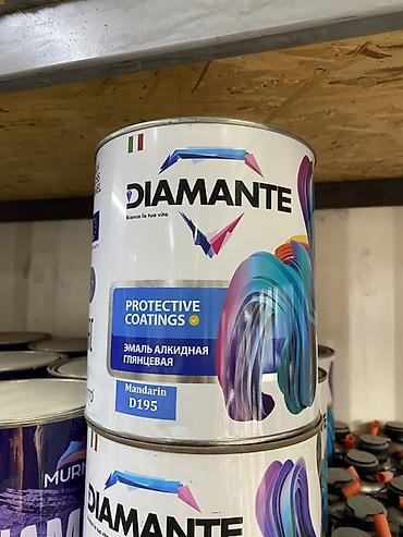 Алкидная эмаль: Эмаль алкидная глянцевая DIAMANTE Protective Coatings Цвет: Mandarin — 1