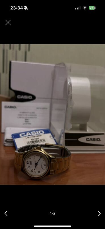 orient saati: Б/у, Наручные часы, Casio, цвет - Золотой