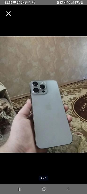 m1 macbook: IPhone 15 Pro Max, Новый, 1 ТБ, Серебристый, 100 % — 1