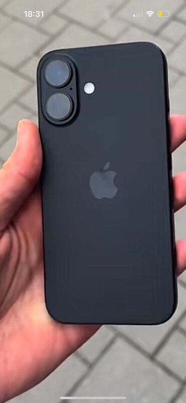 SİM-kartlar: IPhone 16, 128 GB, Qara, Face ID
