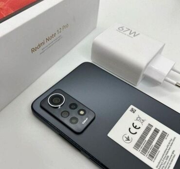 купить камеру видеонаблюдения: Xiaomi, 12 Pro, Колдонулган, 128 ГБ, түсү - Боз, 1 SIM, 2 SIM, eSIM