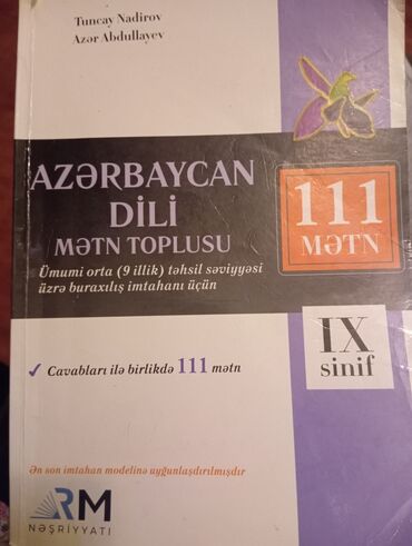 azerbaycan dili 1 ci sinif is defteri yukle: 9 cu sinif 111 mətn toplusu 10 AZN satılır yenidir