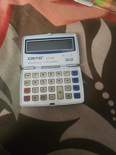 ofis ləvazimatı: CRITO CT-228 elektron kalkulyator Az işlənib, əla vəziyyətdədir. - — 4