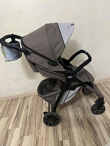 коляски чикко: Коляска, Chicco, цвет - Коричневый, Б/у, Самовывоз — 1