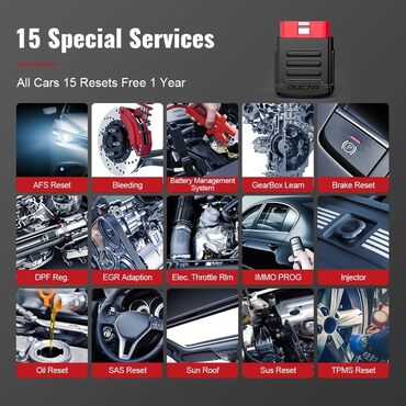 Alati za automobile: MUCAR BT200 Pro Full System OBD2 Auto Dijagnostika 1 godina — 9