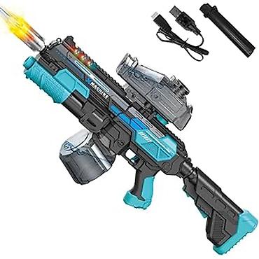 yanğın şiti: Su Silahı M416 – 1350 mL + Binokl + İşıqlı Səsboğucu Elektrikli və — 1