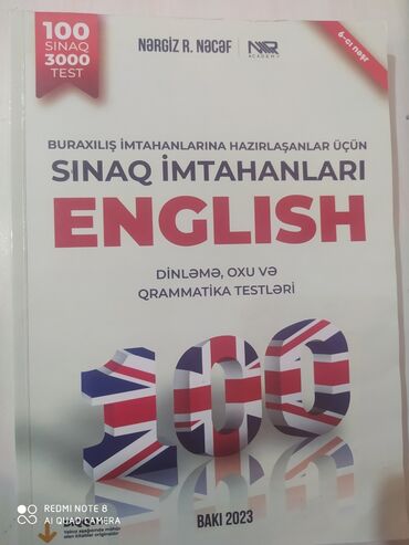 Kitablar, jurnallar, CD, DVD: Nərgiz Nəcəf 100 sınaq kitabı buraxılışa hazırlaşanlar üçün Heç