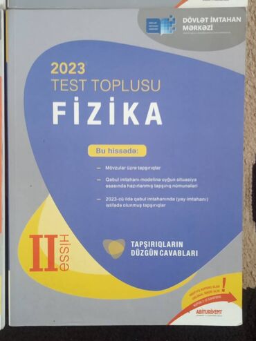 ipg informatika test pdf: Fizizka toplu 1ci ve 2ci hissə. kitablarin vəziyyəti çox yaxsidir, ici