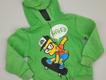 bluzka z fredzlami: Sweatshirt, H&M, 3-4 years, 98-104 cm, condition - Good