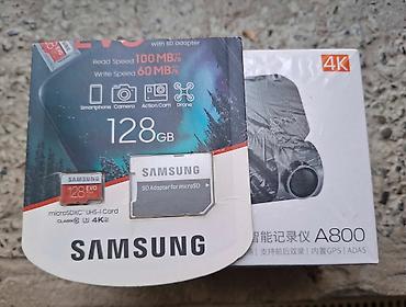 videoregistrator: 70mai Dash Cam 4K A800 videoregistratoru, Orijinal Samsung 128 GB — 1