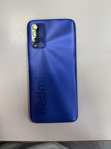 android telefon: Redmi 9T, 128 GB, rəng - Göy, Barmaq izi, İki sim kartlı