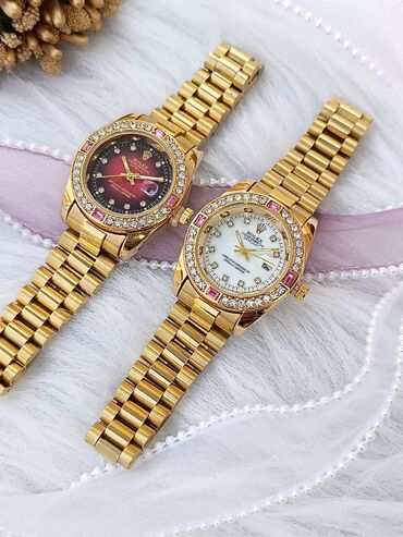 qizil qol saatlari: Новый, Наручные часы, Rolex, цвет - Золотой