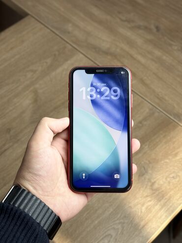 Apple iPhone: IPhone 11, Б/у, 64 ГБ, Красный, Чехол, 75 % — 10