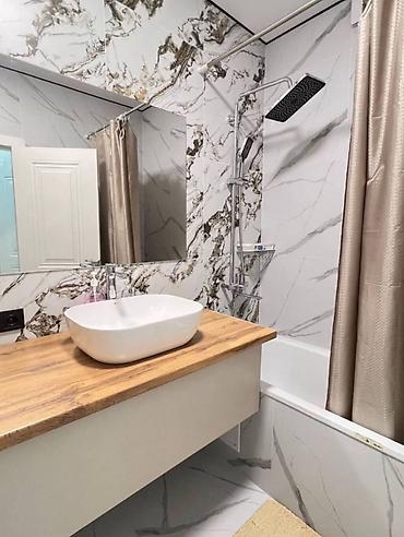 Продажа квартир: 1 комната, 52 м², Асанбай мкр Элитка, 5 этаж, Дизайнерский ремонт — 9