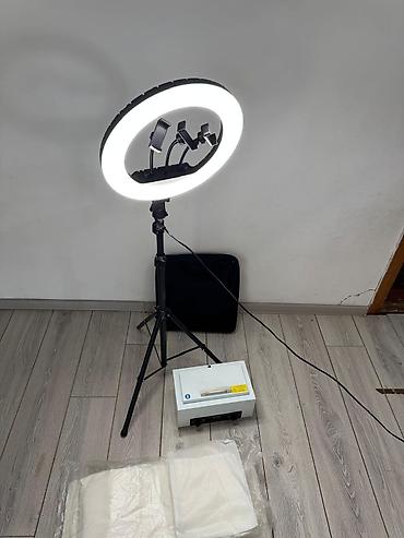 лампы для ногтей: Кольцевая LED‑лампа.мощ.36 модель Rl-14 Отличный набор для блогеров — 5