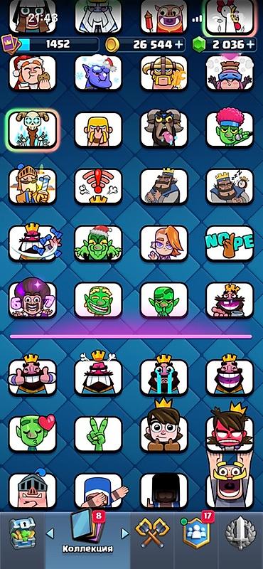 видеоигры: Игровой аккаунт Clash Royale - Уровень короля: 14 (прогресс 7/13) - — 4