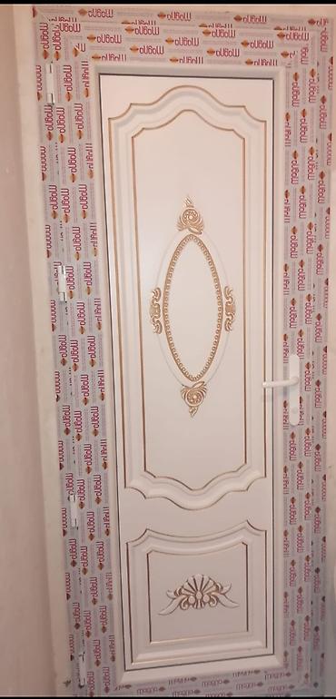 plastic qapi: Yeni Plastik qapı 80x200 sm Zamok və çərçivə ilə, Zəmanətli, Pulsuz quraşdırma, Ödənişli çatdırılma, Rayonlara çatdırılma — 9