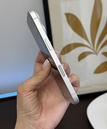 sadə telefon: IPhone 16, 128 GB, Ağ, Zəmanət, Simsiz şarj, Face ID — 3