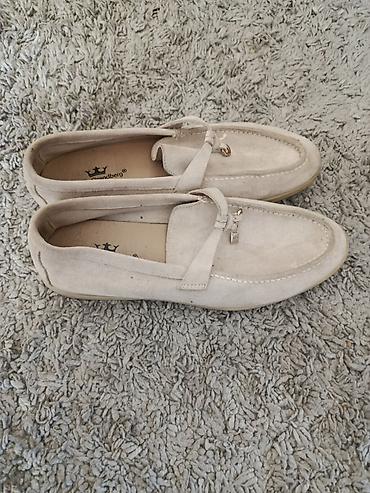 asos obuca: Ženske mokasine Ennie Strandberg – bež/boja peska - Model: klasične — 4