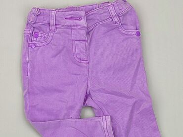 spódniczka liliowa: Spodnie jeansowe, Next, 6-9 m, stan - Dobry