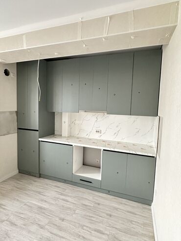 Кухонные гарнитуры: Кухонный гарнитур, Новый, цвет - Серый, МДФ, Бесплатная доставка — 23