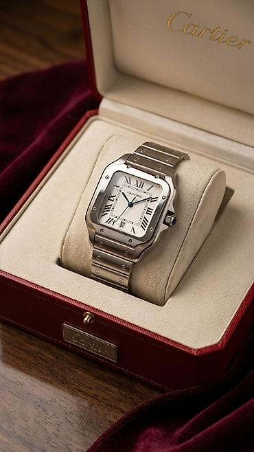 cartier azerbaijan: Yeni, Qol saatı, Cartier, rəng - Gümüşü — 3