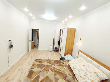 2 ком квартира бишкек: 1 бөлмө, 32 кв. м, 106-серия жакшыртылган, Жертөлө кабаты кабат, Дизайнердик ремонт