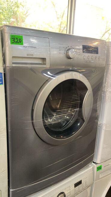 paltaryuyan 2 ci el: Hoffmann önyükləməli paltaryuyan maşın - Rəng: metalik gümüş - Ön