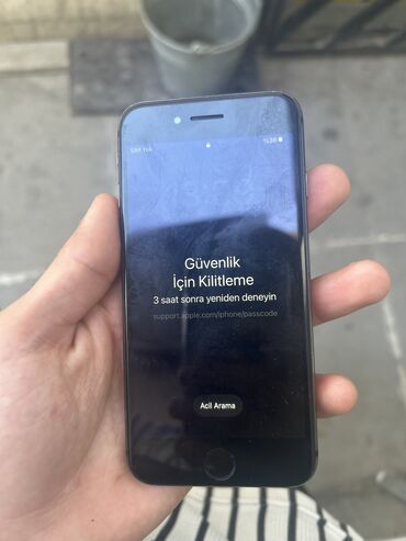 islenmis xaladenikler: IPhone 8, 64 GB, Black Titanium, Barmaq izi