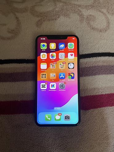 IPhone Xs Max, Б/у, 256 ГБ, Space Gray, Защитное стекло, Чехол, 77 %