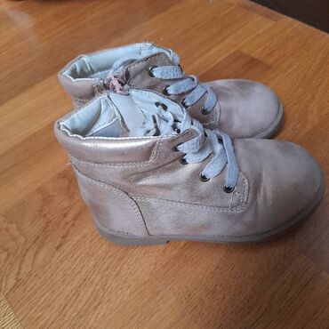 детские туфли для танцев в Азербайджан | Детская обувь: Детские ботиночки для девочки, золотисто-розового цвета, размер 24