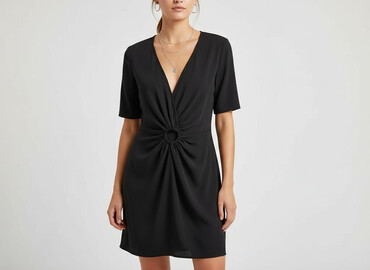 długa obcisła sukienki z rozcięciem: H&M Divided, Women`s dress, size S (EU 36)
