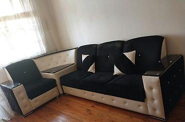 Divanlar: Künc divan, İşlənmiş, Açılan, Bazalı, Parça, Çatdırılma yoxdur — 1