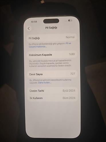 Mobil telefonlar: IPhone 16 Pro Max, 256 GB, Qızılı, Simsiz şarj — 7