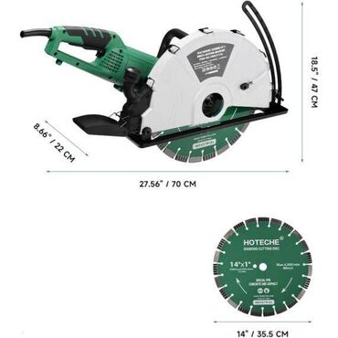 tok mişarı: Hoteche P805111 beton kəsən 355mm 💵 Tikinti alət və avadanlıqlarının