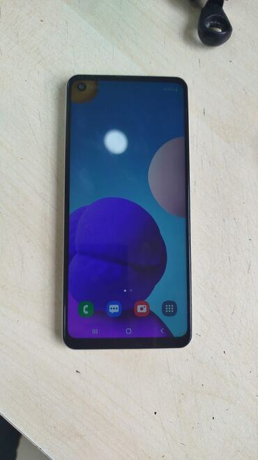 Samsung: Samsung Galaxy A21S, 64 GB, rəng - Ağ, Zəmanət, Sensor, Barmaq izi