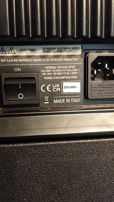 13pro maks: RCF ART 745-A aktiv akustik sistem tazadir - Güc: 1400 W (etiketdə — 3