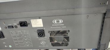 Mikşerlər: Dynacord PowerMate 1600 gücləndiricili mikser. Isteyen olsa 2 — 5