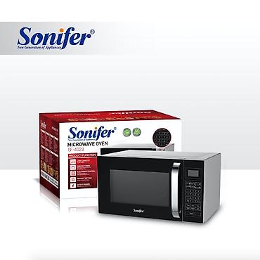 sonifer mikrovolnovka: Микроволновка Sonifer, Отдельностоящая, С микроволнами, цвет - Черный, Новый — 1