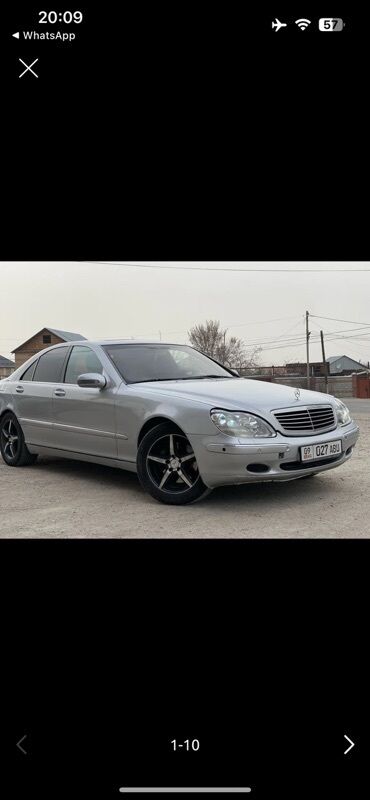 полный спринтер: Mercedes-Benz 220: 2001 г., 3.2 л, Автомат, Дизель, Седан