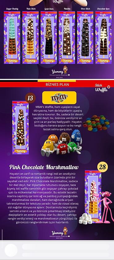 Hazır biznes: XANIMLARA ÖZƏL BİZNES TƏKLİFİ 🧇 STİCK WAFFLE© Əzi̇z xanımlar — 2