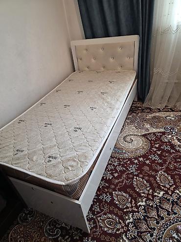 матрсы: Односпальная кровать с матрасом. - Размер спального места — 1