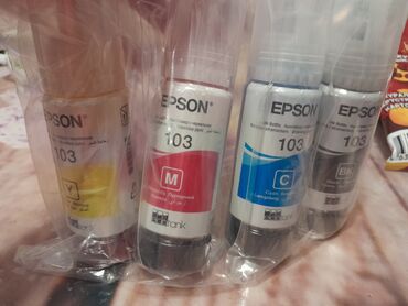 принтер epson l222: Epson 103 boya.1 ədədi 9 azn